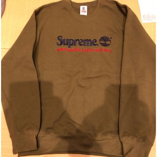 シュプリーム(Supreme)の専用　supreme timberland crewneck L(スウェット)