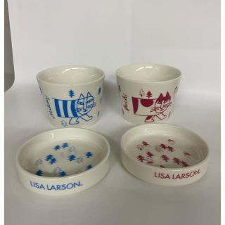 リサラーソン(Lisa Larson)のリサ・ラーソン　カップ&ミニプレートペアセット(食器)