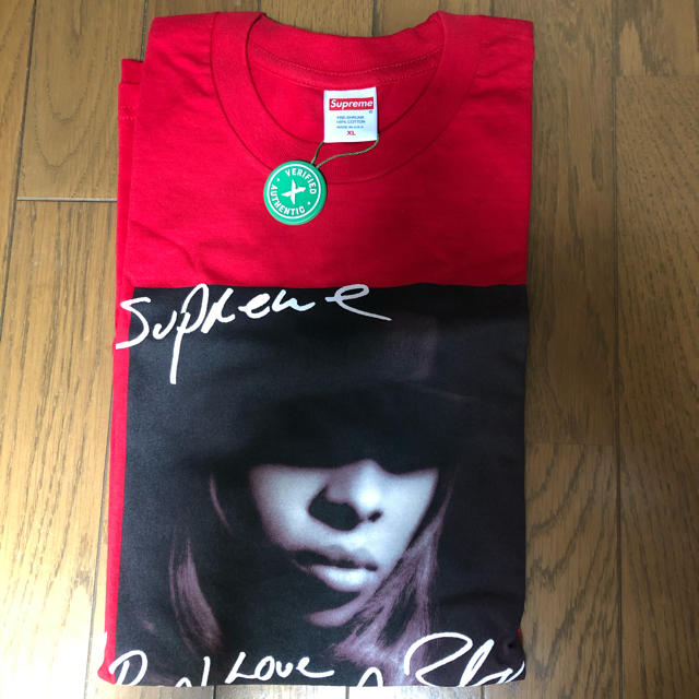 Supreme(シュプリーム)のSupreme Mary J. Blige Tee Red XL メンズのトップス(Tシャツ/カットソー(半袖/袖なし))の商品写真