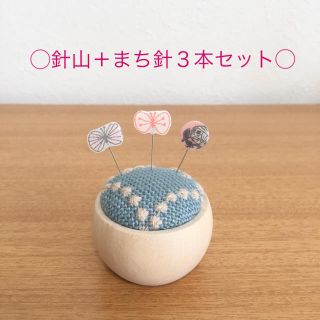 ミナペルホネン(mina perhonen)の針山　ピンクッション　まち針　ハンドメイド　ミナペルホネン  タンバリン(その他)