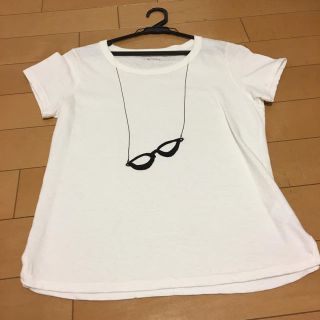 ナチュラルランドリー(NATURAL LAUNDRY)のgrinメガネTシャツ(Tシャツ(半袖/袖なし))