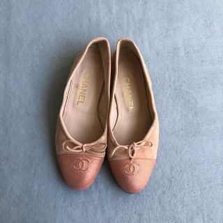 chanel シャネル バレーシューズ フラット貴重34 | www.innoveering.net