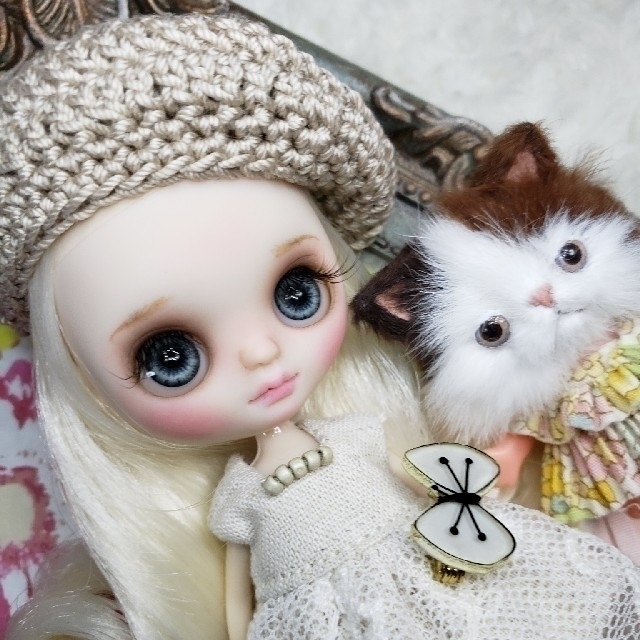 【格安SALEスタート】 【専用】《❁ラピっ子doll》プチブライスサイズ♡カスタムアイシードール 人形