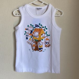 ファミリア(familiar)の新品タグ付き　ファミリア　familiar タンクトップ　100 ノースリーブ(Tシャツ/カットソー)