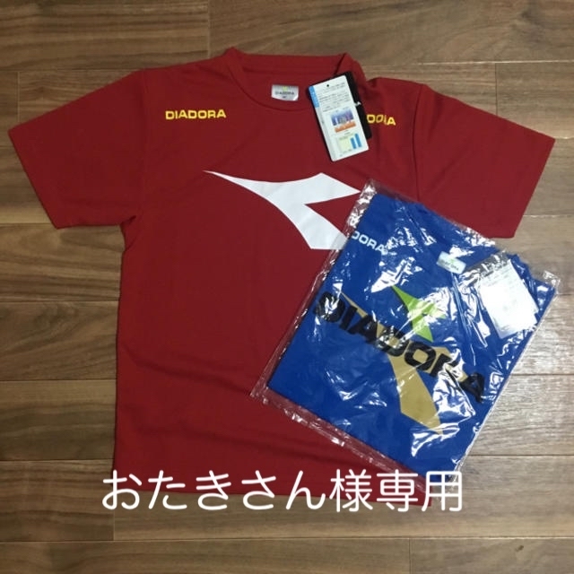 DIADORA(ディアドラ)の再値下げしました！DIADORA  キッズ用Tシャツ2枚 キッズ/ベビー/マタニティのキッズ服女の子用(90cm~)(Tシャツ/カットソー)の商品写真