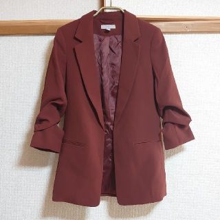 エイチアンドエム(H&M)の◇◆期間限定値下げ◇◆H&M ボルドー ジャケット XS-S(テーラードジャケット)