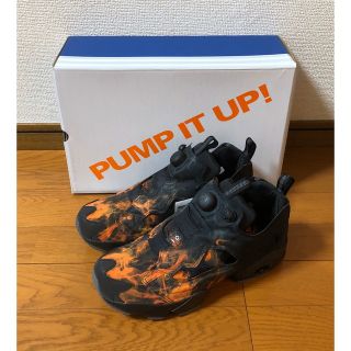 リーボック(Reebok)の新品 REEBOK PUMP FURY FLAME 27cm ファイヤー 黒 炎(スニーカー)