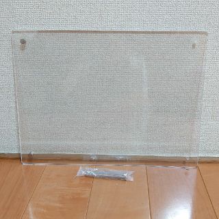 ムジルシリョウヒン(MUJI (無印良品))の◇◆最終値下げ◇◆無印良品 アクリル フォトフレーム A4サイズ(フォトフレーム)