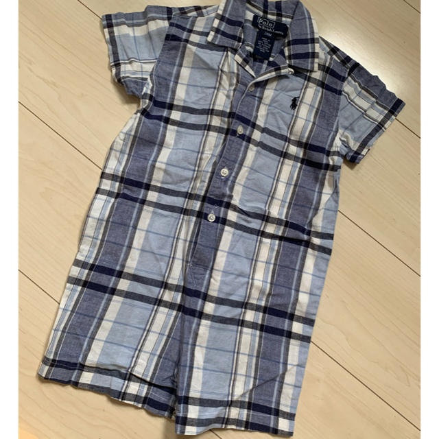 POLO RALPH LAUREN(ポロラルフローレン)のラルフローレン 半袖ロンパ キッズ/ベビー/マタニティのキッズ服男の子用(90cm~)(その他)の商品写真