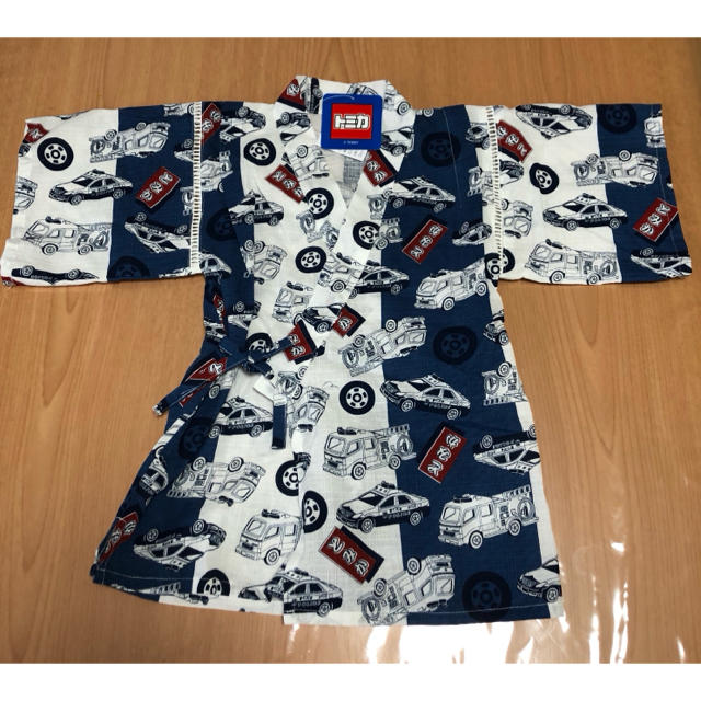 トミカ　甚平 キッズ/ベビー/マタニティのキッズ服男の子用(90cm~)(甚平/浴衣)の商品写真