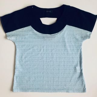 グースィー(goocy)の【美品】goocy 背中あき カットソー(カットソー(半袖/袖なし))