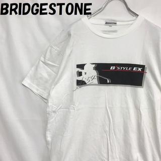 ブリヂストン(BRIDGESTONE)の【人気】BRIDGESTONE/ブリヂストン Tシャツ 半袖 ホワイト サイズL(Tシャツ/カットソー(半袖/袖なし))