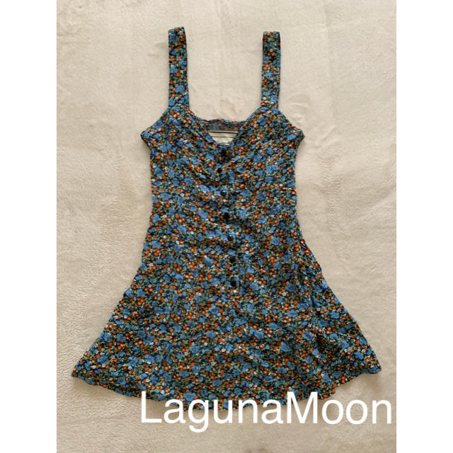 LagunaMoon(ラグナムーン)のLaguna Moon 花柄 ワンピース レディースのワンピース(ミニワンピース)の商品写真