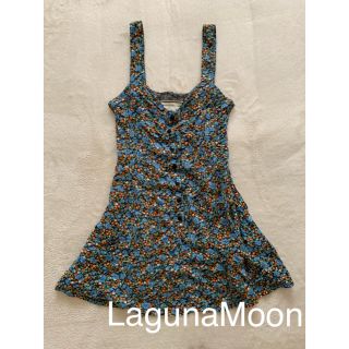 ラグナムーン(LagunaMoon)のLaguna Moon 花柄 ワンピース(ミニワンピース)