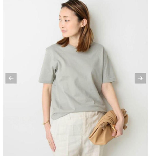 Deuxieme Classe  neat Tシャツ グリーンB