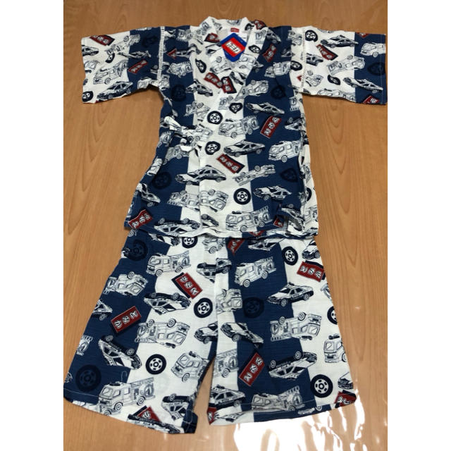 トミカ　甚平　上下セット キッズ/ベビー/マタニティのキッズ服男の子用(90cm~)(甚平/浴衣)の商品写真