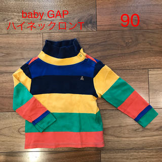 ベビーギャップ(babyGAP)のbabyGAP ハイネック　ロンT 90(Tシャツ/カットソー)