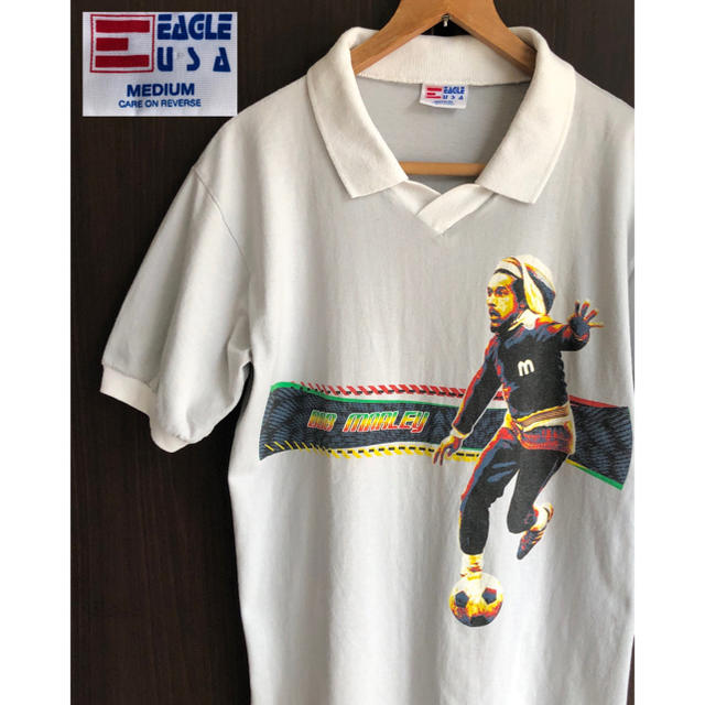 Champion - USA古着90'sビンテージ☆Bob Marley Tシャツ EAGLE USAの ...