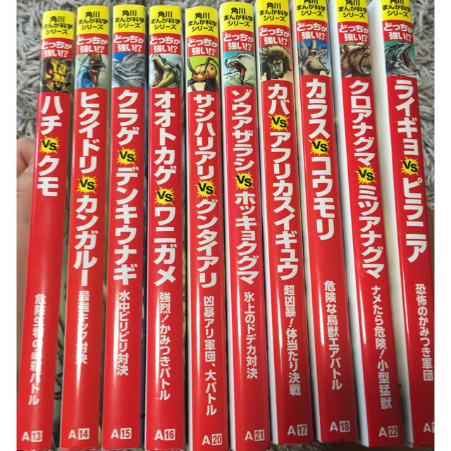 角川まんが科学シリーズ どっちが強い！？