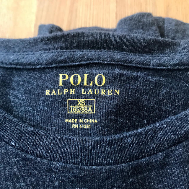 Ralph Lauren(ラルフローレン)のPOLO ブラックネイビー　長袖シャツ メンズのトップス(Tシャツ/カットソー(七分/長袖))の商品写真