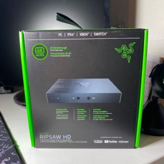 レイザー(LAZER)のRazer RIPSAW HD ゲームキャプチャーボード新品同様！(PC周辺機器)