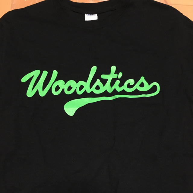 Woodstics ロゴTシャツ 黒 メンズのトップス(Tシャツ/カットソー(半袖/袖なし))の商品写真