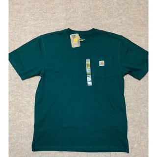 カーハート(carhartt)のカーハート　ポケット　tシャツ　Mサイズ　緑(Tシャツ/カットソー(半袖/袖なし))