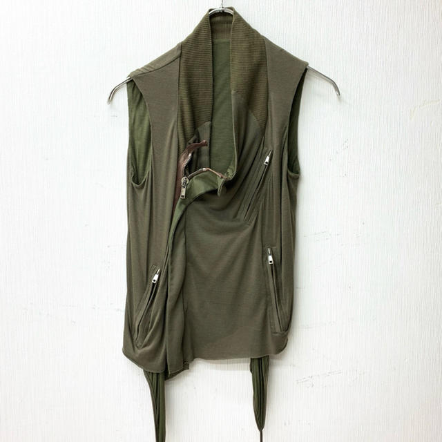 Rick Owens - 【40】Rick Owens LILIES 定番型ライダースベスト
