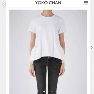 バーニーズニューヨーク(BARNEYS NEW YORK)のyoko chan バックフリル　Tシャツ　36(Tシャツ(半袖/袖なし))