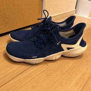 ナイキ(NIKE)のNIKE ナイキ フリーラン 5.0 ランニングシューズ ブルー(シューズ)