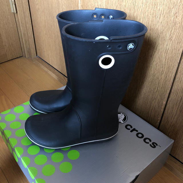 crocs(クロックス)のcrocsクロックスのレインシューズ☆24.0 レディースの靴/シューズ(レインブーツ/長靴)の商品写真