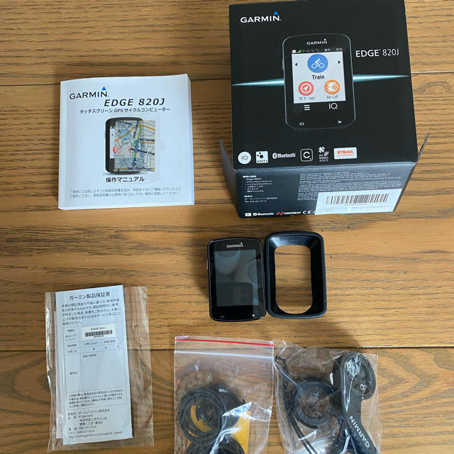 garmin 820j サイクルコンピューター本体+付属品-