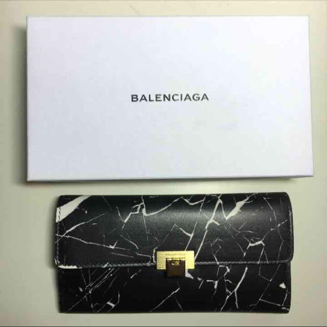 Balenciaga - BALENCIAGAレザープリント長財布