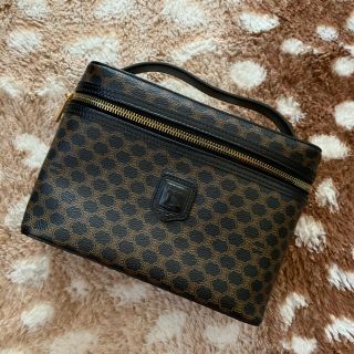 セリーヌ(celine)のセリーヌ バニティ 化粧ポーチ マカダム CELINE 中古(ポーチ)