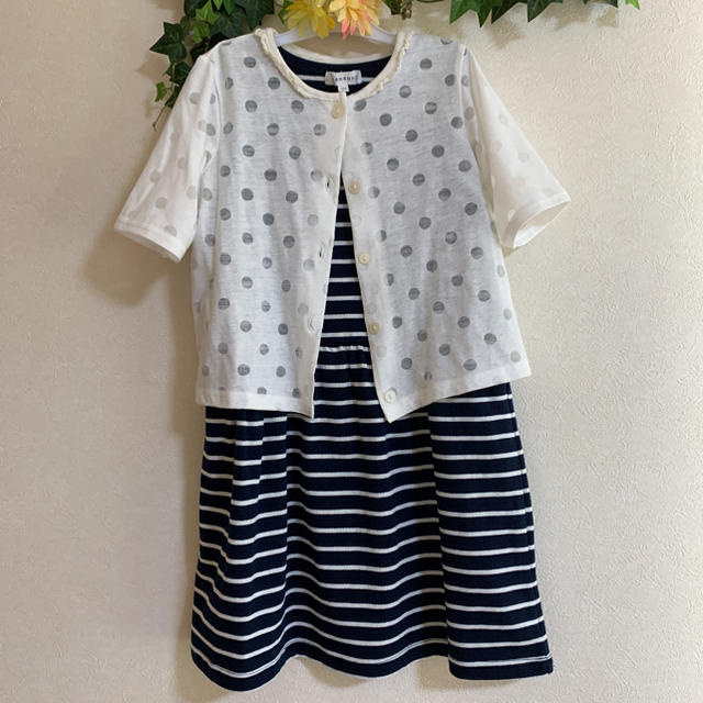 3can4on(サンカンシオン)の3can4on    カーディガン　120 キッズ/ベビー/マタニティのキッズ服女の子用(90cm~)(カーディガン)の商品写真