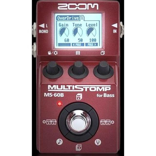 新品 ZOOM MS-60B MultiStomp ベース用マルチエフェクター