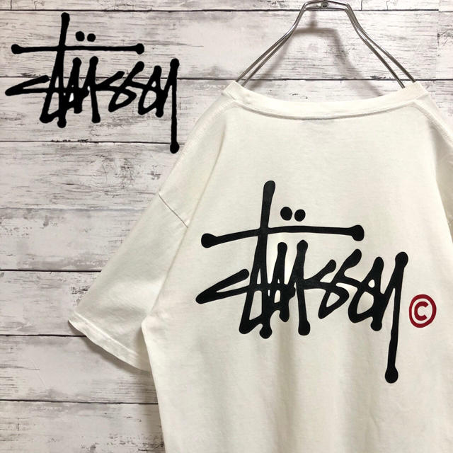 STUSSY(ステューシー)の【大人気】ステューシー☆ビッグロゴ　バックロゴ　半袖Tシャツ メンズのトップス(Tシャツ/カットソー(半袖/袖なし))の商品写真