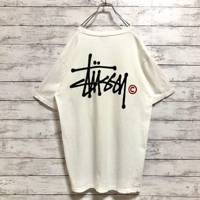 STUSSY(ステューシー)の【大人気】ステューシー☆ビッグロゴ　バックロゴ　半袖Tシャツ メンズのトップス(Tシャツ/カットソー(半袖/袖なし))の商品写真