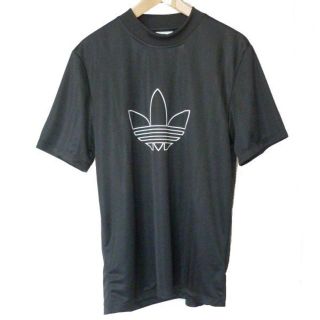 アディダス(adidas)の新品M★アディダスオリジナルス黒アウトラインジャージT(Tシャツ/カットソー(半袖/袖なし))