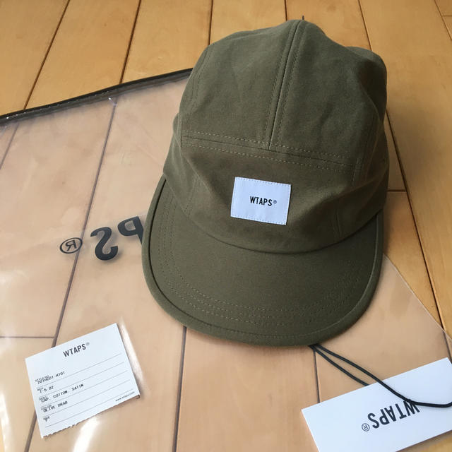 W)taps(ダブルタップス)のTB様専用！WTAPS  20SS CAP COTTON SATIN オリーブ メンズの帽子(キャップ)の商品写真