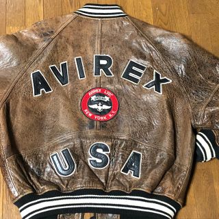 AVIREX USA 革ジャン　Mサイズ　ビンテージ　ヴィンテージ