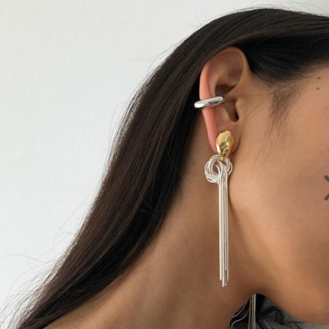TODAYFUL - スネークチェーンタイイヤリング【Snakechain Tie Earring