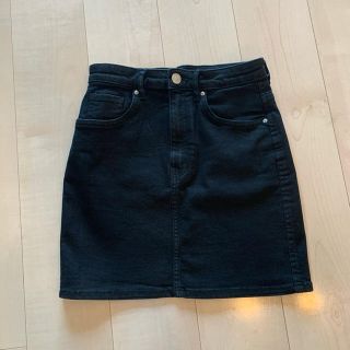 ザラ(ZARA)の専用　ZARA デニムスカート ブラック S(ミニスカート)