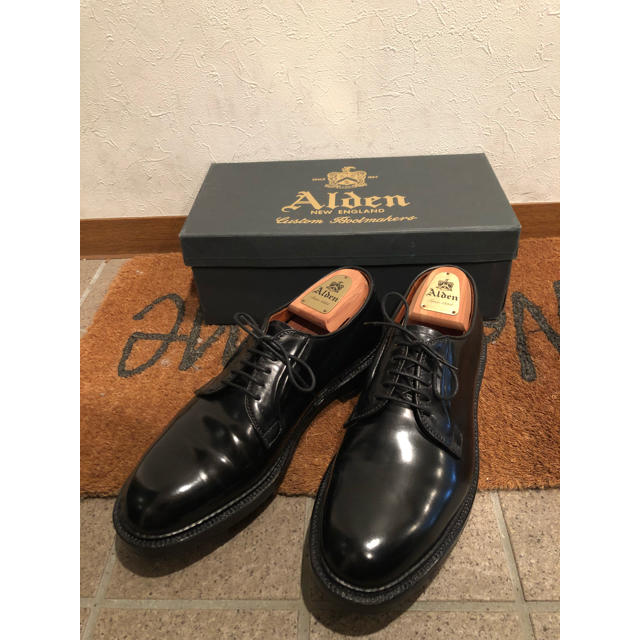 最旬ダウン コードバン Alden オールデン - Alden プレーントゥ E 8 美