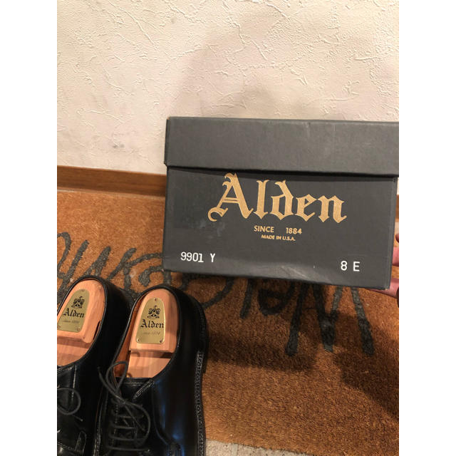 オールデン Alden コードバン プレーントゥ 9901Y 美品 8 E