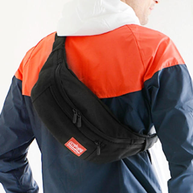 Manhattan Portage(マンハッタンポーテージ)の新品 正規品 マンハッタンポーテージ ウエストバッグ ボディバッグ バッグ ロゴ レディースのバッグ(ボディバッグ/ウエストポーチ)の商品写真