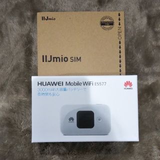 HUAWEI  Mobile  WiFi  E5577(PC周辺機器)