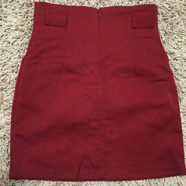 ワインレッド♡タイトスカート レディースのスカート(ミニスカート)の商品写真