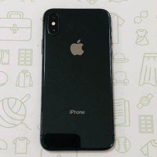 アイフォーン(iPhone)の【B】iPhoneX/64/SIMフリー(スマートフォン本体)