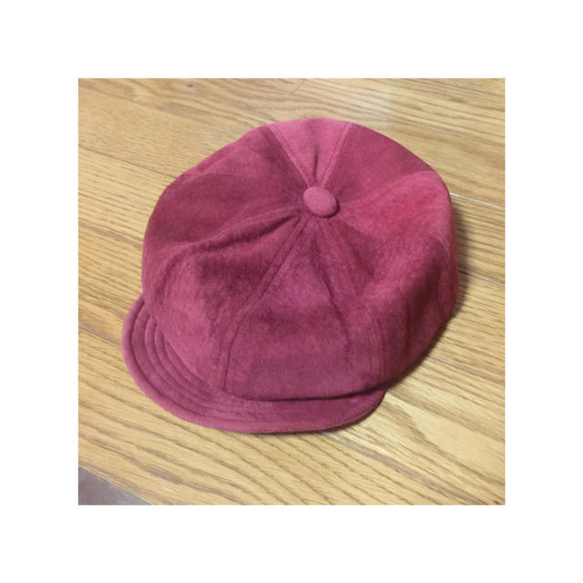 moussy(マウジー)のmoussy 豚革 キャスケット レディースの帽子(ハンチング/ベレー帽)の商品写真